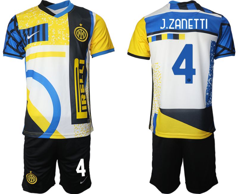 Men 2020-2021 Club Inter Milan Third away black #4 Nike Soccer Jersey